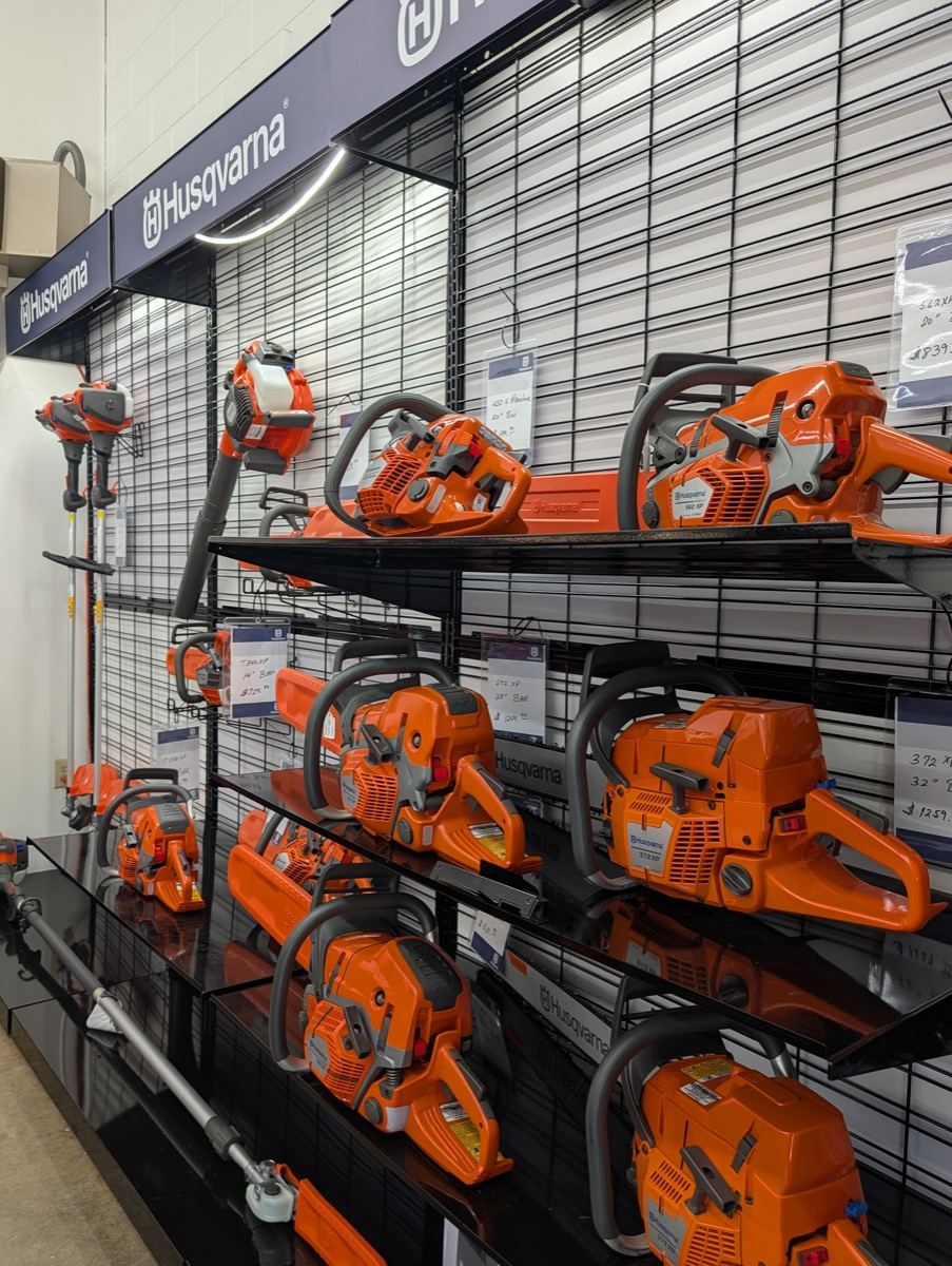 Husqvarna equipment at Boone Outdoor Products