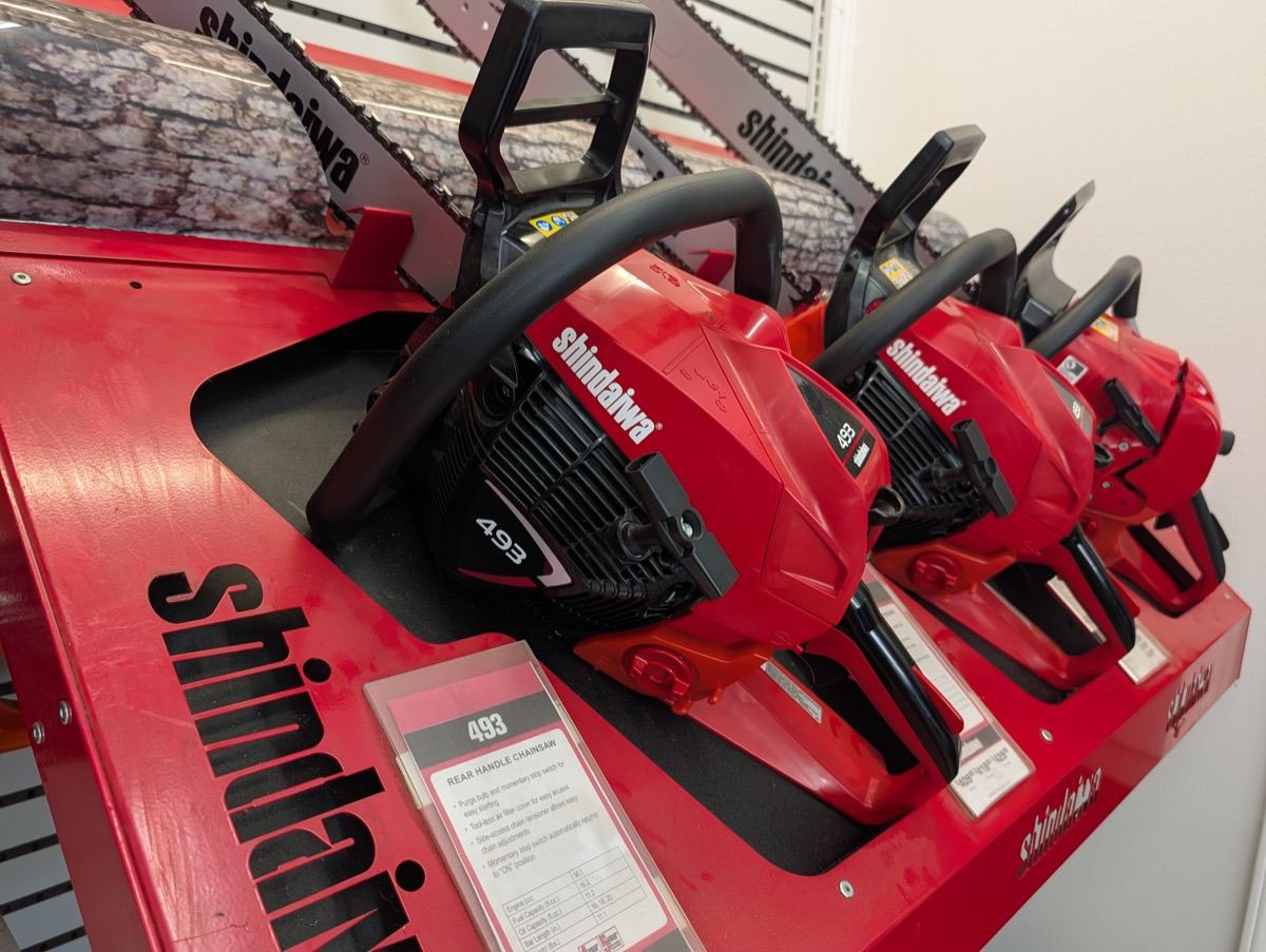 Shindaiwa equipment at Boone Outdoor Products