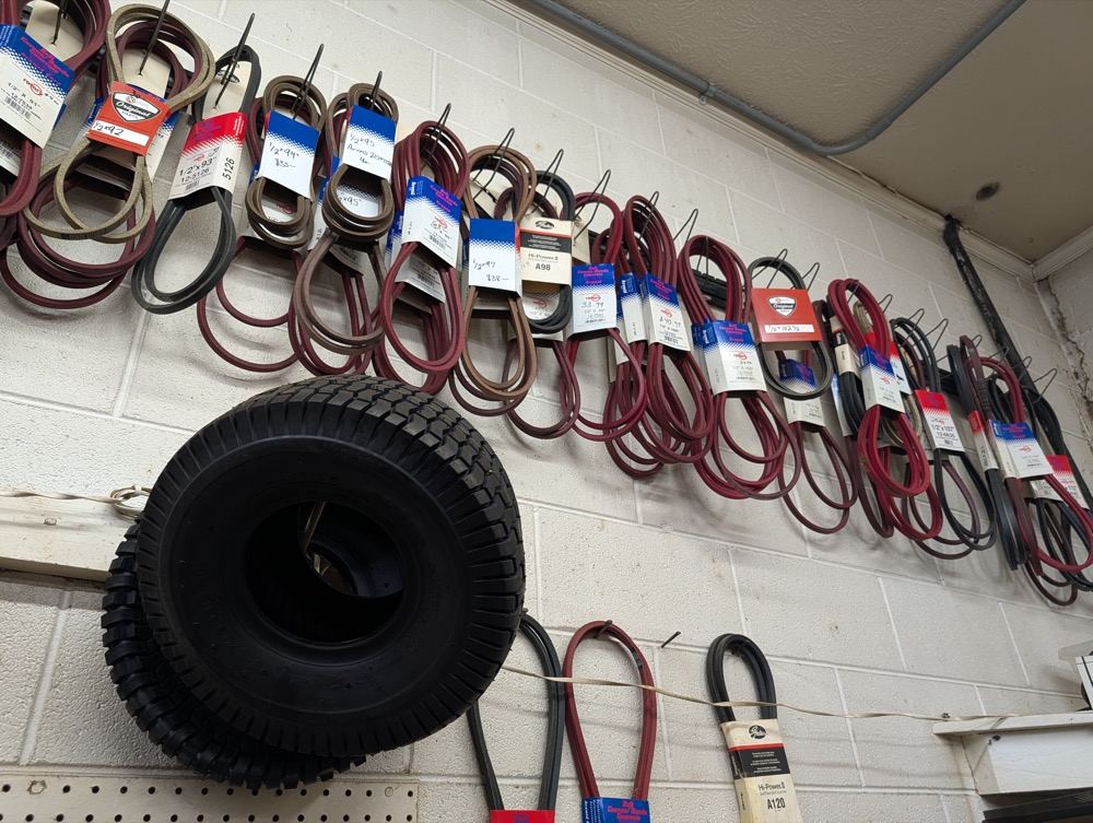 Replacement belts in stock